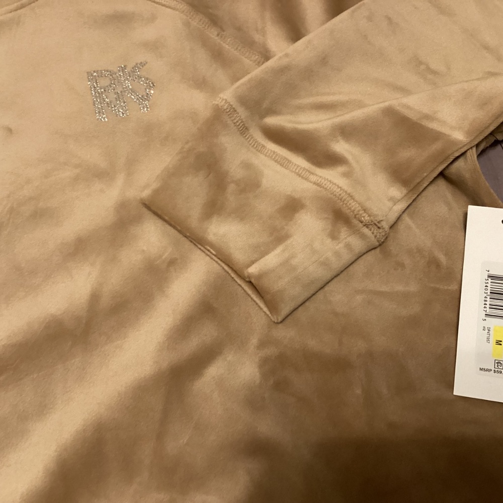 DKNY velour sweatshirt NEW - Picture 2 of 5